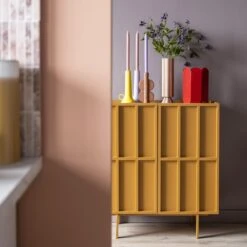 HKliving Cupboard Opbergkast - Ginger Orange -Meubels Voor Thuis 9437409