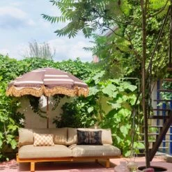 HKliving Checkered Sierkussen 38 X 48 Cm - Grapefruit -Meubels Voor Thuis 9437492