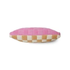 HKliving Checkered Sierkussen 38 X 48 Cm - Grapefruit -Meubels Voor Thuis 9437494