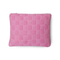 HKliving Checkered Sierkussen 38 X 48 Cm - Grapefruit -Meubels Voor Thuis 9437495