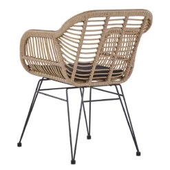Beliani - TROPEA II - Bistroset Voor 2 - Natuurlijk - PE Rotan -Meubels Voor Thuis 9438833