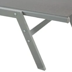 Beliani - VERNAZZA - Strandstoel - Grijs - Staal -Meubels Voor Thuis 9438961