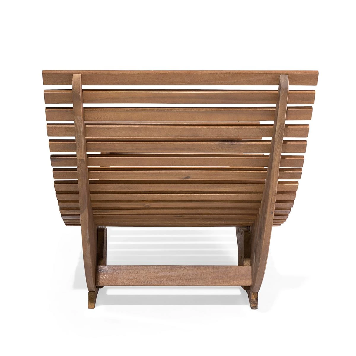 Beliani - BRESCIA - Strandstoel Set Van 2 - Lichte Houtkleur|Blauw 8 Beliani - BRESCIA - Strandstoel Set Van 2 - Lichte Houtkleur|Blauw - Afbeelding 6