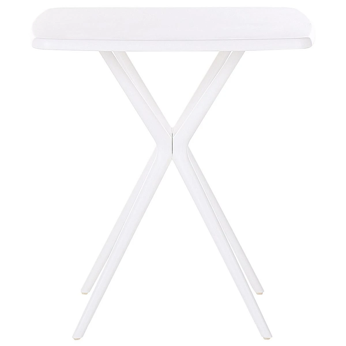 Beliani - SERSALE - Bistroset Voor 2 - Wit - Synthetisch Materiaal 6 Beliani - SERSALE - Bistroset Voor 2 - Wit - Synthetisch Materiaal - Afbeelding 4