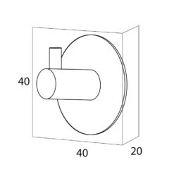 Tiger Rhino Haken 4 St. -Meubels Voor Thuis 9440286