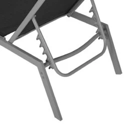 Beliani - NOLI - Strandstoel - Zwart - Staal -Meubels Voor Thuis 9440384