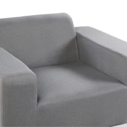 Beliani - ROVIGO - Tuinstoel Set Van 2 - Grijs - Polyester -Meubels Voor Thuis 9441464