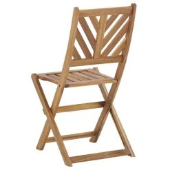 Beliani - TERNI - Bistroset Voor 2 - Lichte Houtkleur - Acaciahout -Meubels Voor Thuis 9441477