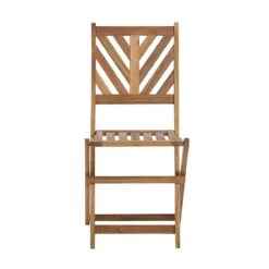 Beliani - TERNI - Bistroset Voor 2 - Lichte Houtkleur - Acaciahout -Meubels Voor Thuis 9441478