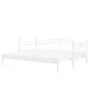 Beliani - TULLE - Onderschuifbed - Wit - 80 X 200 Cm - Metaal -Meubels Voor Thuis 9443188