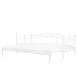 Beliani - TULLE - Onderschuifbed - Wit - 80 X 200 Cm - Metaal -Meubels Voor Thuis 9443199