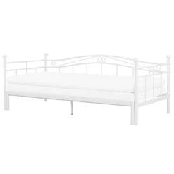 Beliani - TULLE - Onderschuifbed - Wit - 80 X 200 Cm - Metaal -Meubels Voor Thuis 9443204