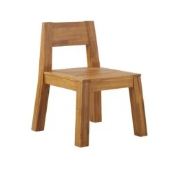 Beliani-LIVORNO -Tuinset Voor 6 3 Stoelen En Bank-Lichthout-Acaciahout -Meubels Voor Thuis 9443749