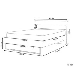 Beliani - BELLOU - Tweepersoonsbed - Groen - 180 X 200 Cm - Fluweel -Meubels Voor Thuis 9444338