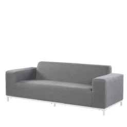 Beliani - ROVIGO - Loungeset Voor 5 - Grijs - Polyester -Meubels Voor Thuis 9444349