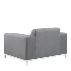 Beliani - ROVIGO - Loungeset Voor 5 - Grijs - Polyester -Meubels Voor Thuis 9444362