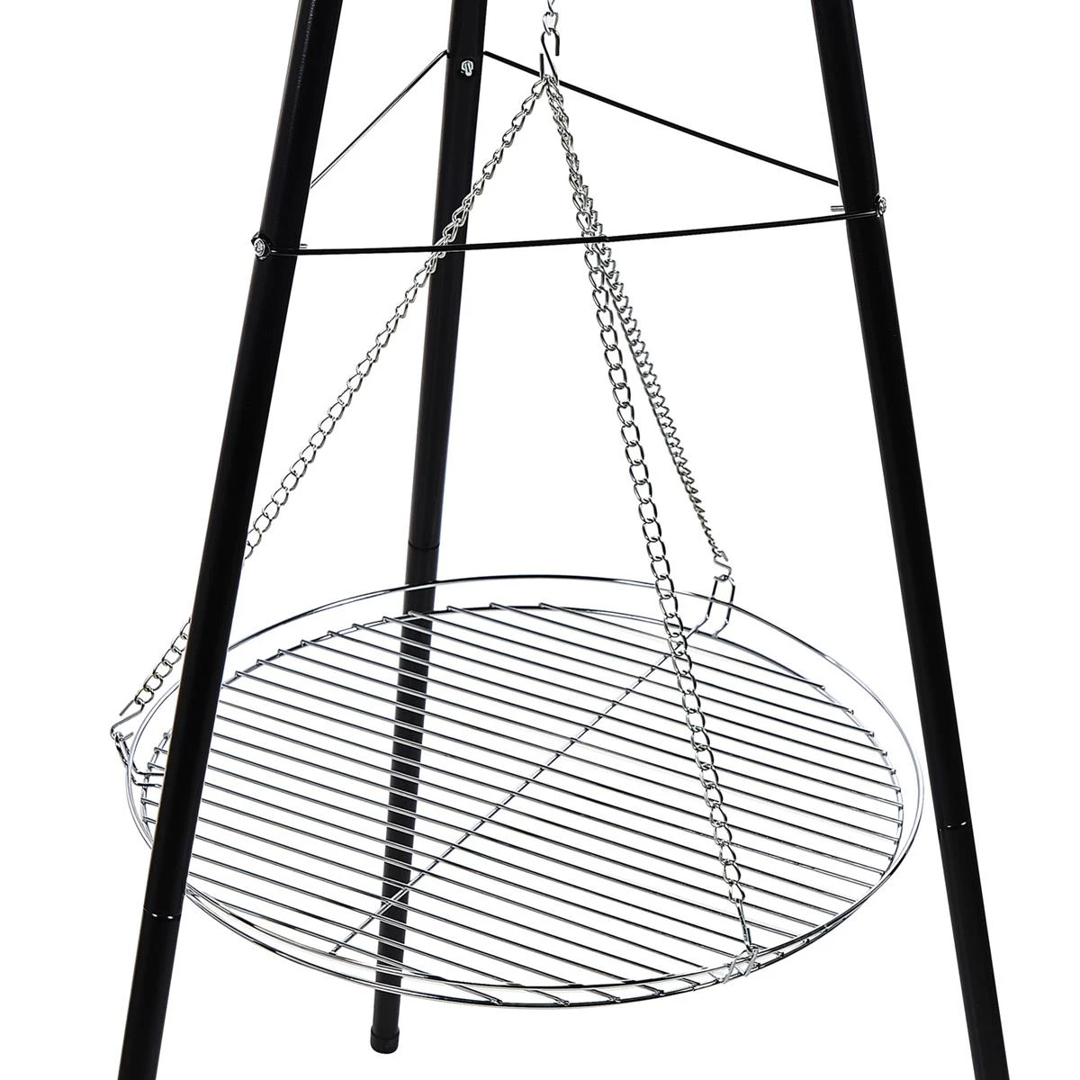 Beliani - GELAI - Houtskoolgrill - Zwart - Staal 5 Beliani - GELAI - Houtskoolgrill - Zwart - Staal - Afbeelding 3