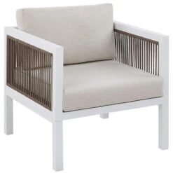 Beliani - BORELLO - Loungeset Voor 5 - Wit - Aluminium 16 Beliani - BORELLO - Loungeset Voor 5 - Wit - Aluminium -Meubels Voor Thuis 9448165