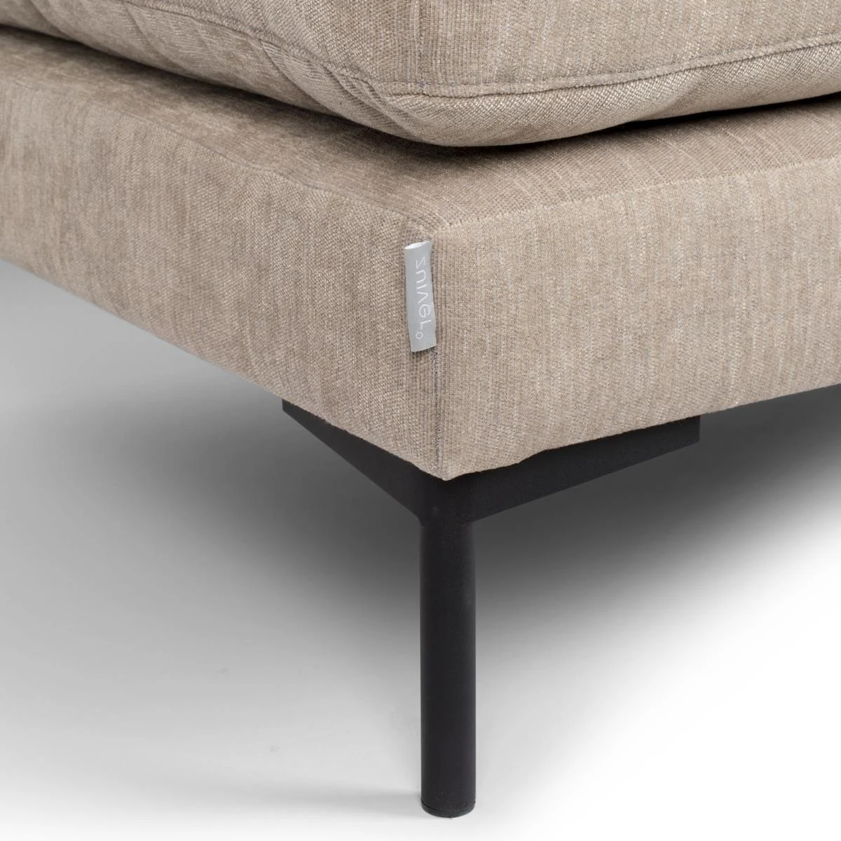 Zuiver Summer Hocker - Latte 8 Zuiver Summer Hocker - Latte - Afbeelding 6