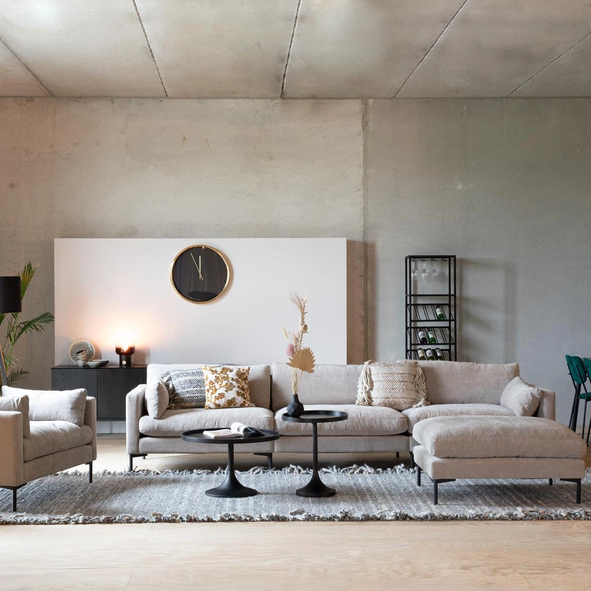 Zuiver Summer Hocker - Latte 13 Zuiver Summer Hocker - Latte - Afbeelding 11