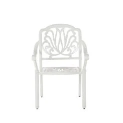 Beliani - ANCONA - Tuinset Voor 4 - Wit - Aluminium -Meubels Voor Thuis 9449032