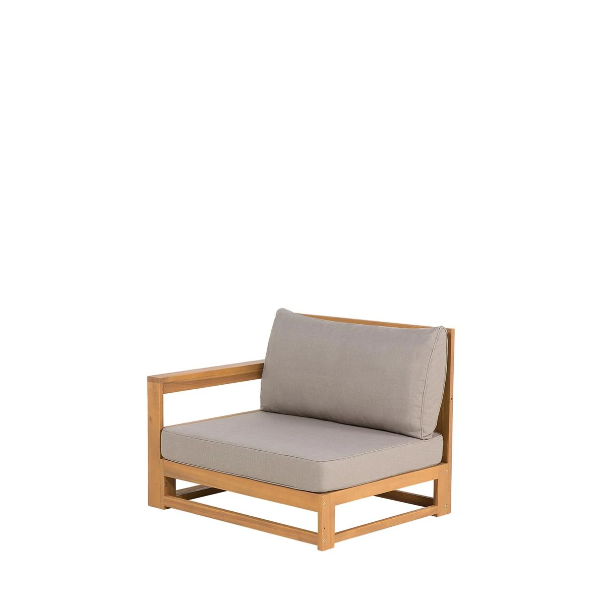 Beliani-TIMOR-Loungeset Voor 4-Lichte Houtkleur-FSC® Acaciahout 10 Beliani-TIMOR-Loungeset Voor 4-Lichte Houtkleur-FSC® Acaciahout - Afbeelding 8