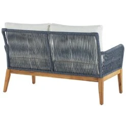 Beliani - MERANO - Loungeset Voor 4 - Wit - Acaciahout 17 Beliani - MERANO - Loungeset Voor 4 - Wit - Acaciahout -Meubels Voor Thuis 9450091