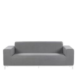 Beliani - ROVIGO - Loungeset Voor 5 - Grijs - Polyester -Meubels Voor Thuis 9451185