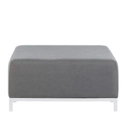 Beliani - ROVIGO - Loungeset Voor 5 - Grijs - Polyester -Meubels Voor Thuis 9451186