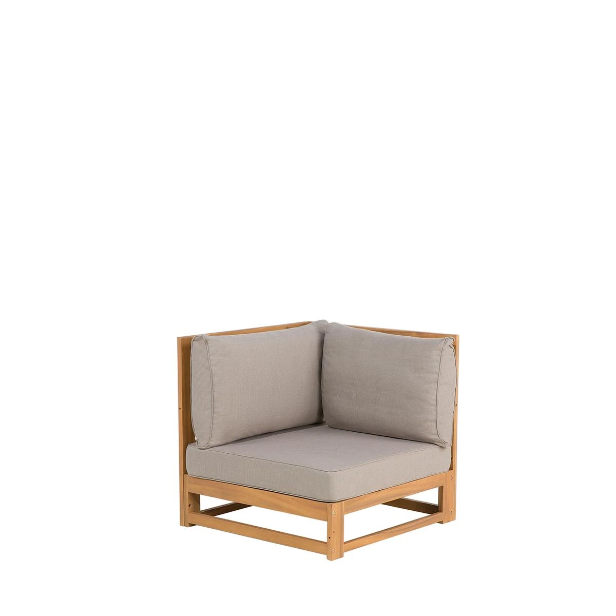 Beliani-TIMOR-Loungeset Voor 4-Lichte Houtkleur-FSC® Acaciahout 11 Beliani-TIMOR-Loungeset Voor 4-Lichte Houtkleur-FSC® Acaciahout - Afbeelding 9