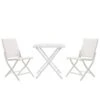 Beliani - CAORLE - Bistroset Voor 2 - Wit - Aluminium -Meubels Voor Thuis 9451457