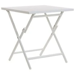 Beliani - CAORLE - Bistroset Voor 2 - Wit - Aluminium -Meubels Voor Thuis 9451468