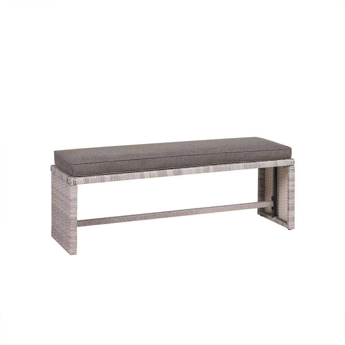 Beliani - VITERBO - Loungeset Voor 8 - Grijs - PE Rotan 10 Beliani - VITERBO - Loungeset Voor 8 - Grijs - PE Rotan - Afbeelding 8