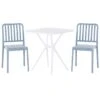 Beliani-SERSALE-Bistroset Voor 2-Blauw|Wit-Synthetisch Materiaal -Meubels Voor Thuis 9453842