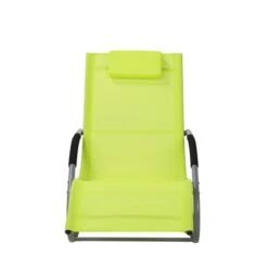 Beliani - CARANO - Strandstoel - Groen - Staal 19 Beliani - CARANO - Strandstoel - Groen - Staal -Meubels Voor Thuis 9455163