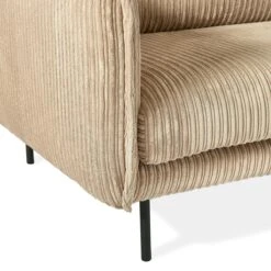 By FonQ Ribbon 3-zitsbank - Mink - Rib -Meubels Voor Thuis 9460479