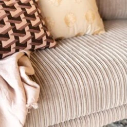 By FonQ Ribbon 3-zitsbank - Mink - Rib -Meubels Voor Thuis 9460488