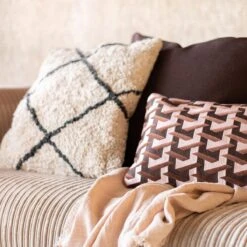 By FonQ Ribbon 3-zitsbank - Mink - Rib -Meubels Voor Thuis 9460496