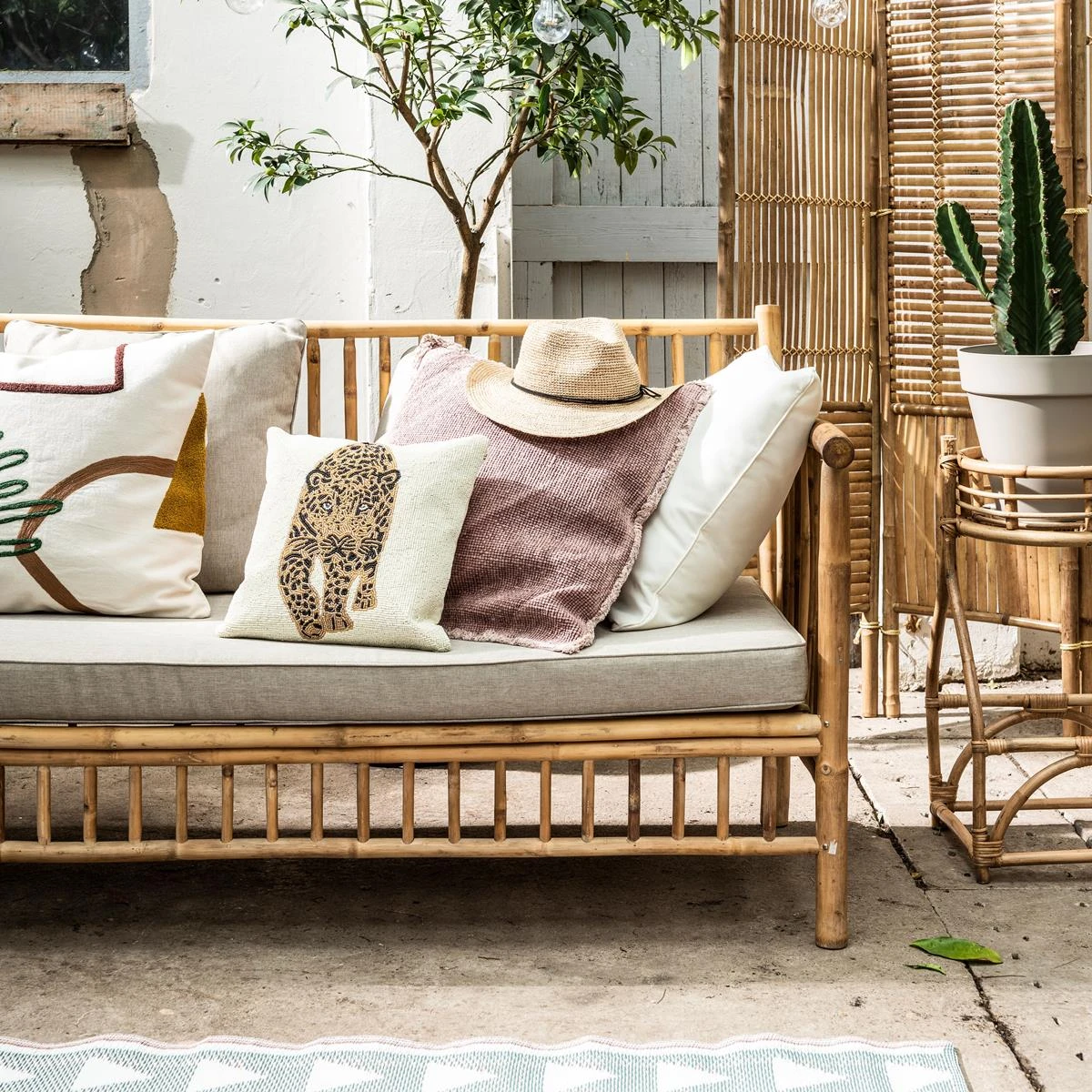 Exotan Bamboo Bank - 2-zits 4 Exotan Bamboo Bank - 2-zits - Afbeelding 2