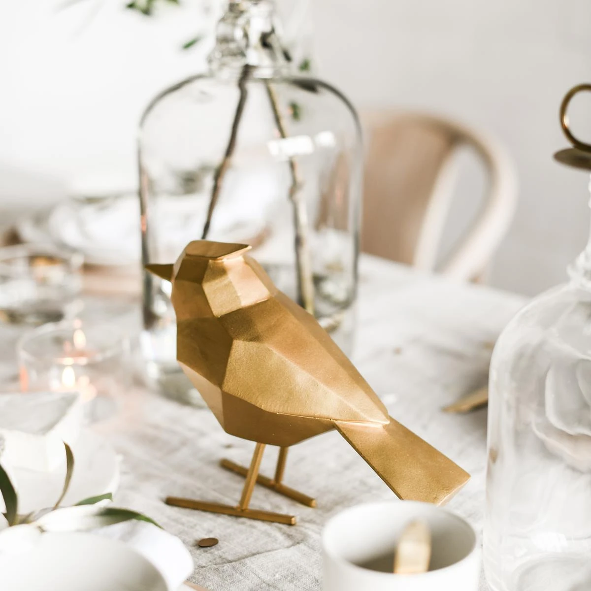 PRESENT TIME Pt, Bird Decoratief Object - Goud 4 PRESENT TIME Pt, Bird Decoratief Object - Goud - Afbeelding 2