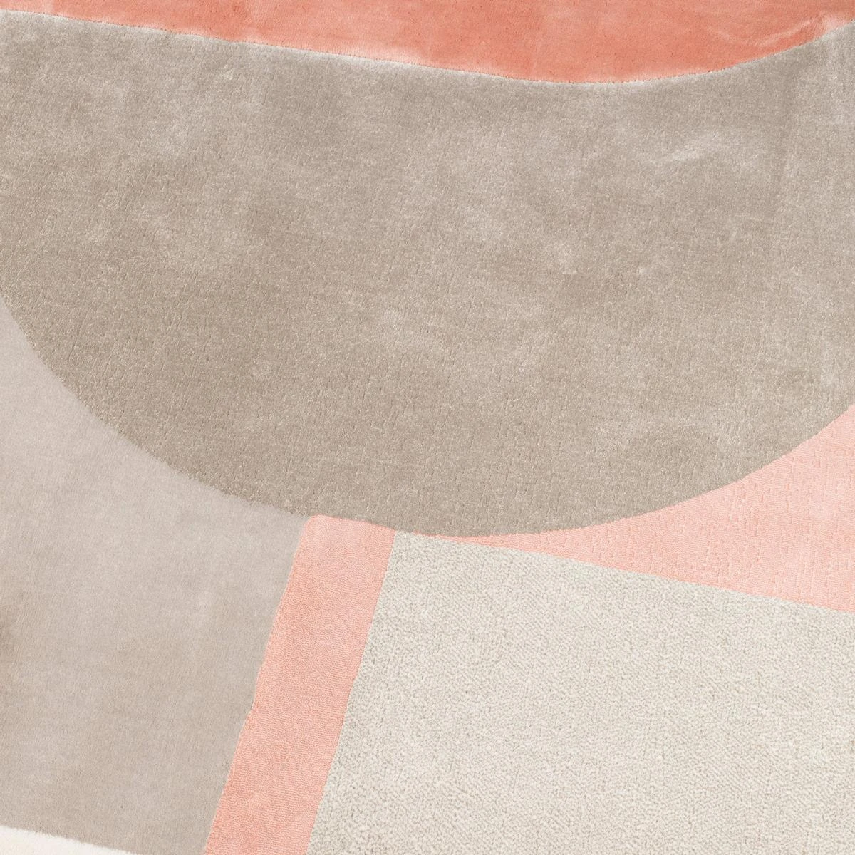 Zuiver Hilton Vloerkleed Ø 240 Cm - Roze 4 Zuiver Hilton Vloerkleed Ø 240 Cm - Roze - Afbeelding 2