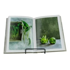 QUVIO Boekenstandaard Metaal - Zwart -Meubels Voor Thuis 9468051