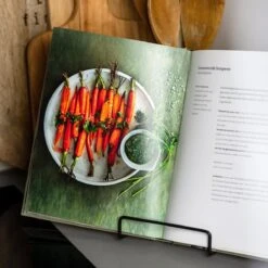 QUVIO Boekenstandaard Metaal - Zwart -Meubels Voor Thuis 9468060