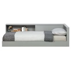 Woood Connect Hoekbed 90 X 200 Cm - Grijs -Meubels Voor Thuis 9468258