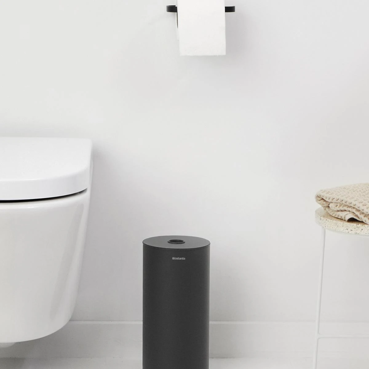 Brabantia MindSet Reserverolhouder - Mineral Infinite Grey 7 Brabantia MindSet Reserverolhouder - Mineral Infinite Grey - Afbeelding 5