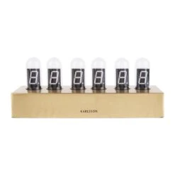 Karlsson Cathode Tafelklok - Goud -Meubels Voor Thuis 9470418