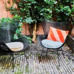 HKliving Striped Velvet Sierkussen 40 X 60 Cm -Meubels Voor Thuis 9470590