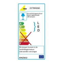 Trio Thames II Wandlamp -Meubels Voor Thuis 9472481