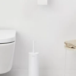 Brabantia MindSet Toiletborstel Met Houder - Mineral Fresh White -Meubels Voor Thuis 9473798