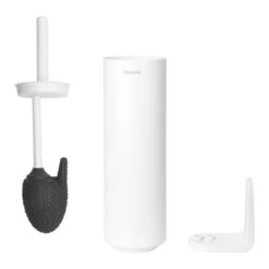 Brabantia MindSet Toiletborstel Met Houder - Mineral Fresh White -Meubels Voor Thuis 9473805